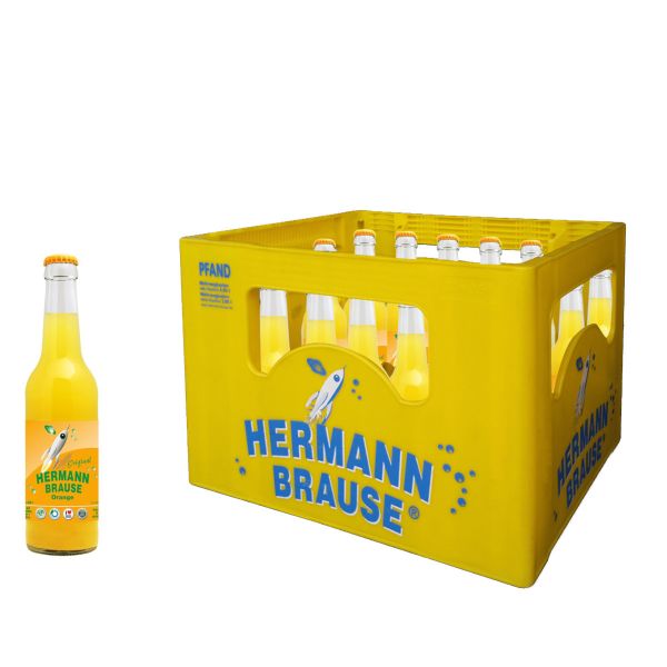 Hermann Brause Limonade Orange 20 x 0,33l