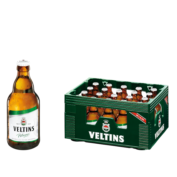 Veltins Pils Steinie Relief 20 x 0,33