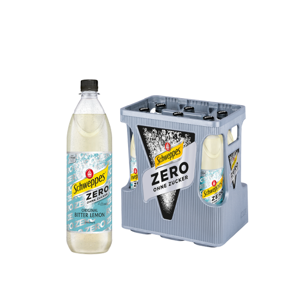 Schweppes Bitter Lemon Zero 6 x 1,0l