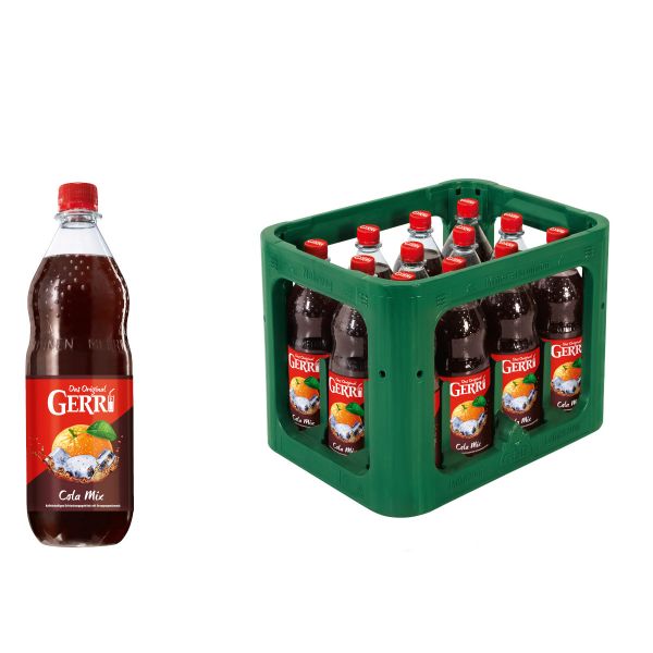 Gerri Cola Mix 12 x 1,0l PET Kiste MEHRWEG