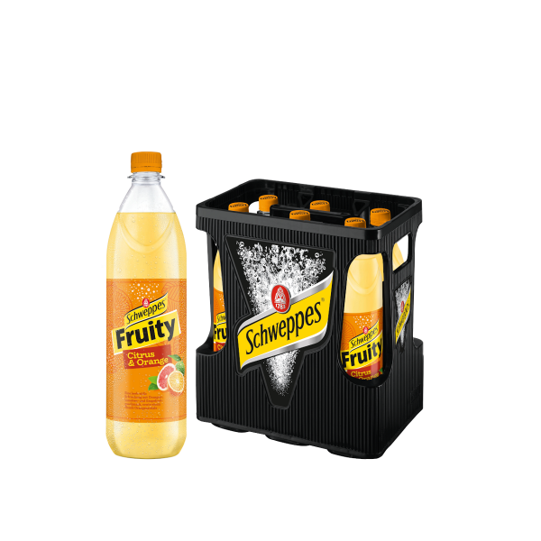 Schweppes Fruity Citrus & Orange 6 x 1,0l