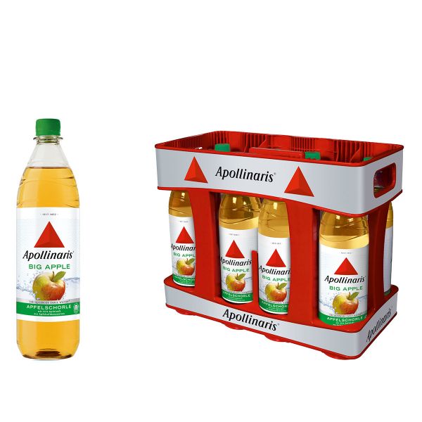 Apollinaris Big Apple 10 x 1,0l PET Kiste MEHRWEG