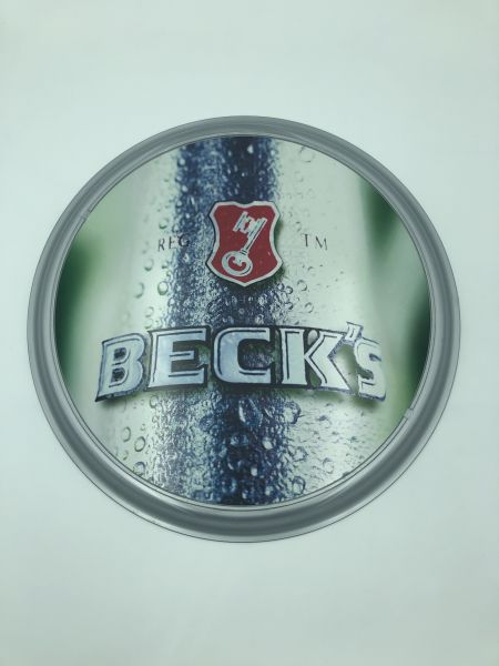 Serviertablett Beck's Silber Gebraucht