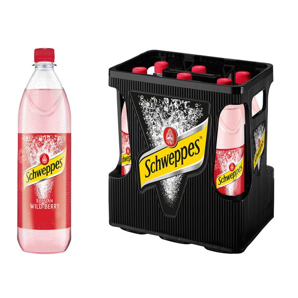 Schweppes Russian Wild Berry 6 x 1,0l