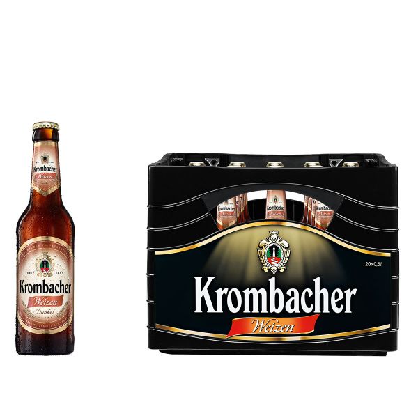 Krombacher Weizen Dunkel 20 x 0,5l