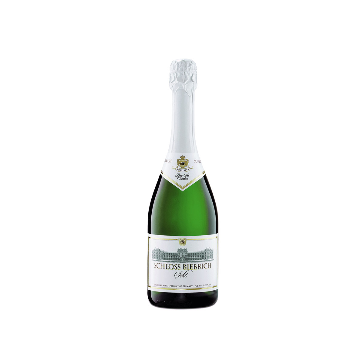 Schloss Biebrich Sekt Trocken 0,75l Glas | Banach Getränkeshop