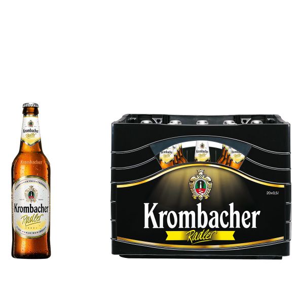 Krombacher Radler 20 x 0,5l Glas MEHRWEG