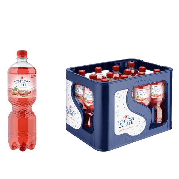 Schloss Quelle Rhabarber 12 x 1,0l