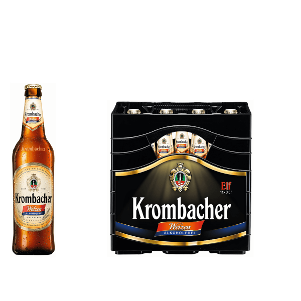 Krombacher Weizen Alkoholfrei 11 x 0,5l