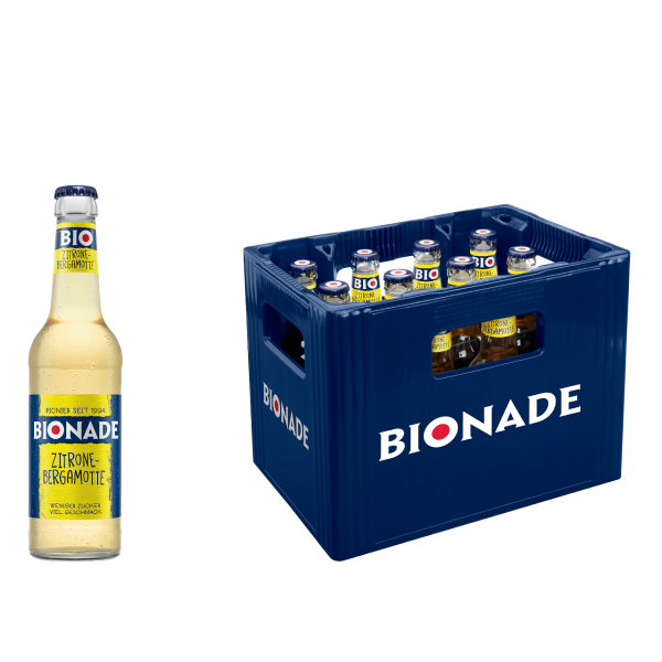 BIONADE Zitrone-Bergamotte 12 x 0,33l