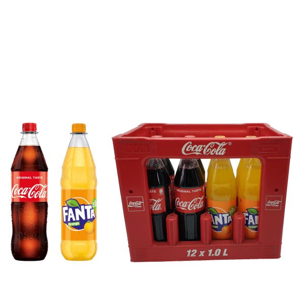 Coca Cola / Fanta 12 x 1,0l