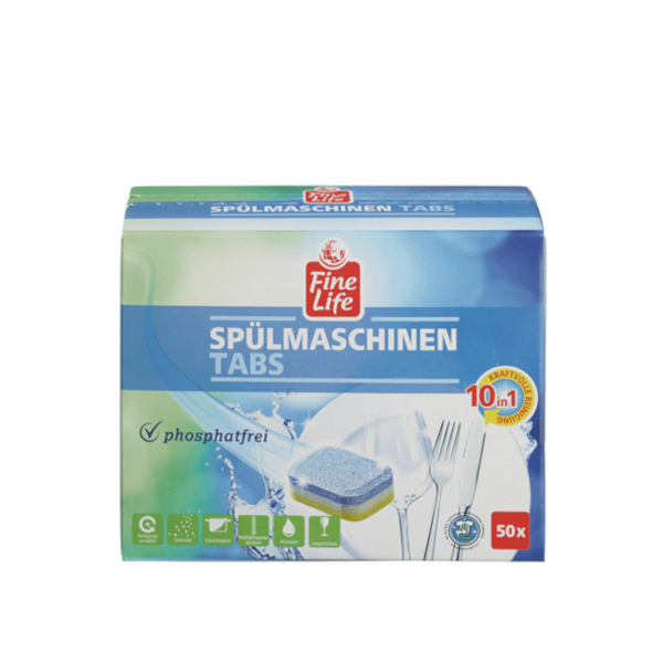 Fine Life Spülmaschinen Tabs 10in1 50 Tabs