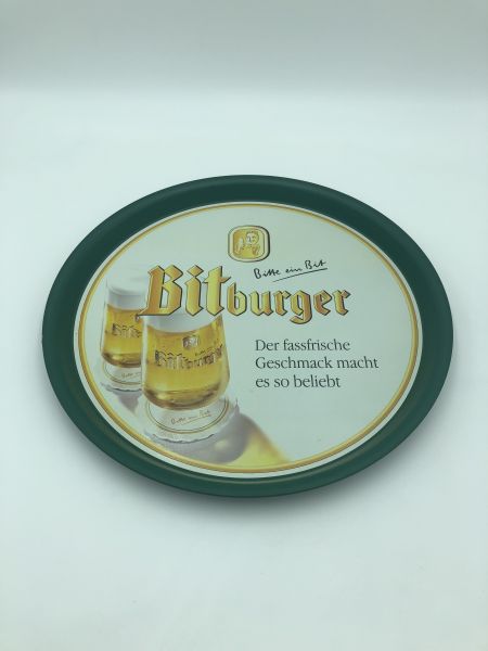 Serviertablett Bitburger flach Gebraucht