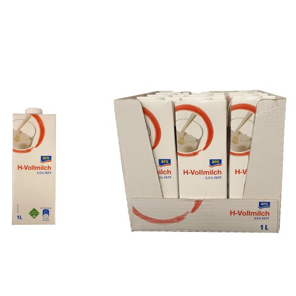ARO H- Milch 3,5% 12 x 1l Tetra Pak