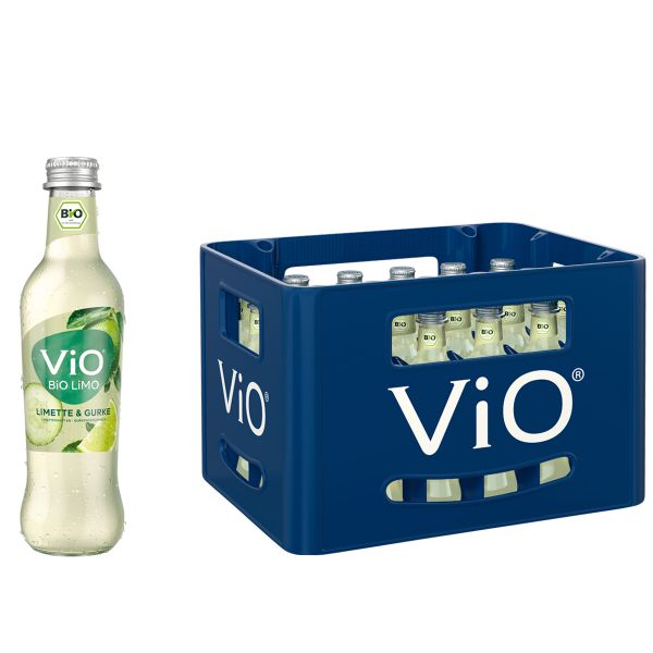 ViO Bio Limo Limette-Gurke 24 x 0,3l