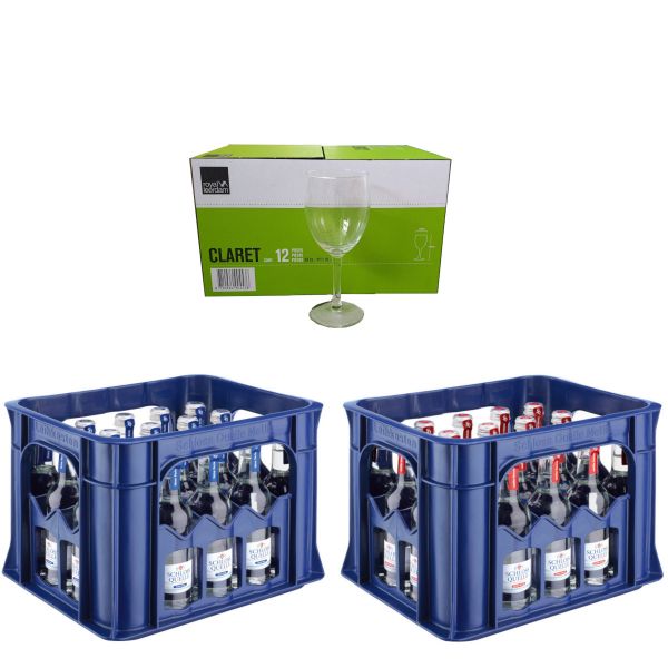 2 x Schloss Quelle Gourmet 20 x 0,25l + 1 Karton Gläser Gratis