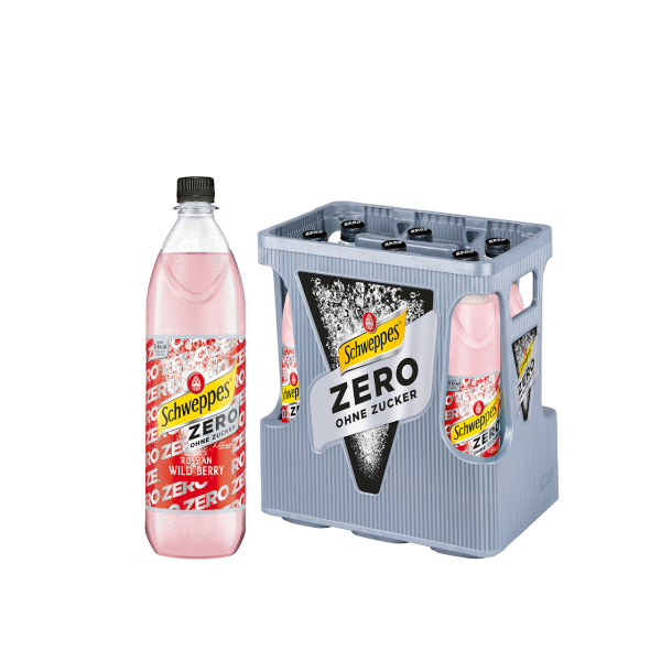 Schweppes Russian Wild Berry Zero 6 x 1,0l